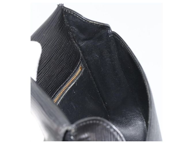 Borsa a Spalla LOUIS VUITTON Epi Saint Cloud GM Nera M52192 LV Auth BA13914 Nero - vista 20