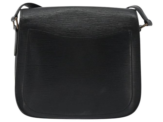 Borsa a Spalla LOUIS VUITTON Epi Saint Cloud GM Nera M52192 LV Auth BA13914 Nero - vista 3