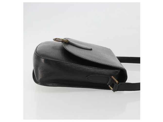 Borsa a Spalla LOUIS VUITTON Epi Saint Cloud GM Nera M52192 LV Auth BA13914 Nero - vista 4