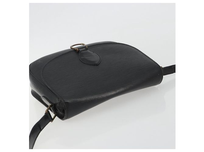 Borsa a Spalla LOUIS VUITTON Epi Saint Cloud GM Nera M52192 LV Auth BA13914 Nero - vista 6
