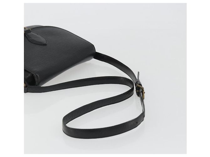 Borsa a Spalla LOUIS VUITTON Epi Saint Cloud GM Nera M52192 LV Auth BA13914 Nero - vista 7