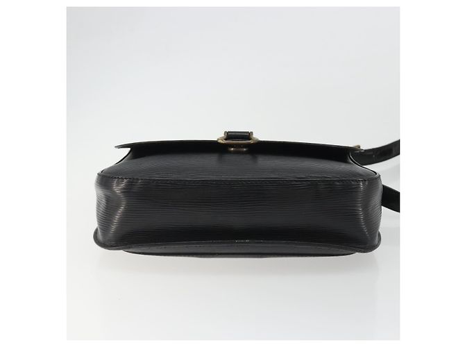 Borsa a Spalla LOUIS VUITTON Epi Saint Cloud GM Nera M52192 LV Auth BA13914 Nero - vista 9