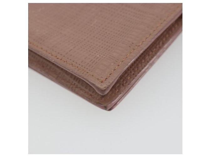 Tarjetero de cuero LOEWE Rosa Oro Auth 190520A Dorado - vista 15