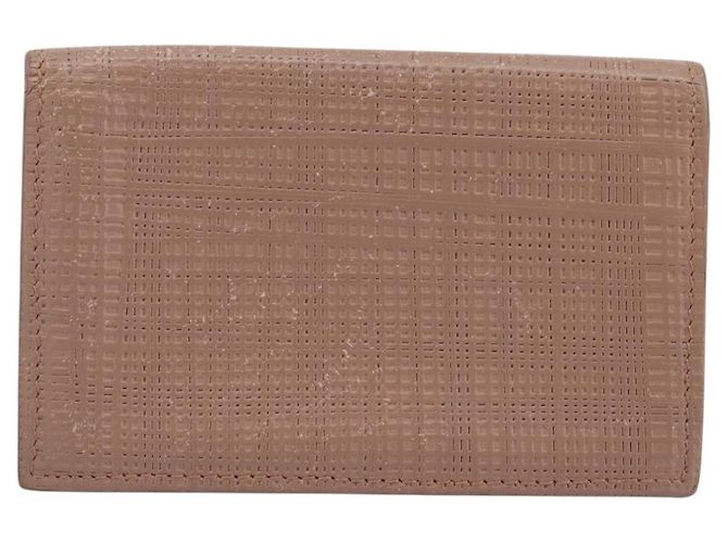 Tarjetero de cuero LOEWE Rosa Oro Auth 190520A Dorado - vista 2
