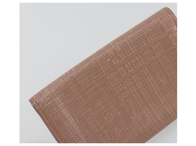 Tarjetero de cuero LOEWE Rosa Oro Auth 190520A Dorado - vista 8