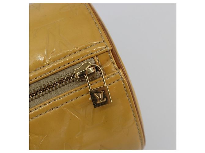 LOUIS VUITTON Borsa Monogram Vernis Bedford Beige M91006 LV Auth 190831 - vista 18