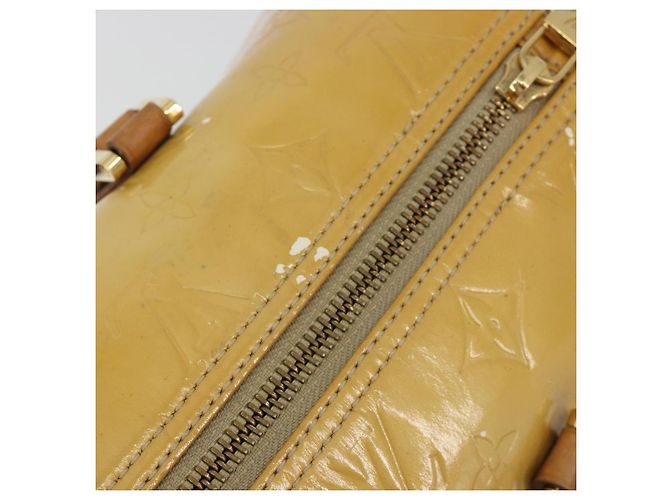 LOUIS VUITTON Borsa Monogram Vernis Bedford Beige M91006 LV Auth 190831 - vista 7