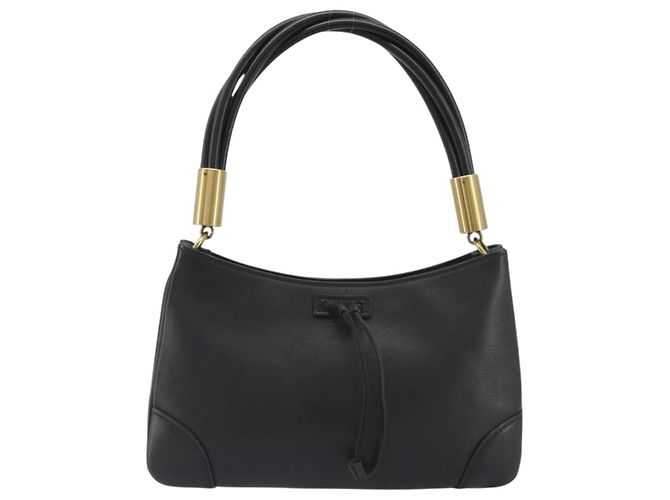 Borsa a Spalla GUCCI in Pelle Nera e Oro 108964 Auth BA13764V Nero D'oro - vista 2