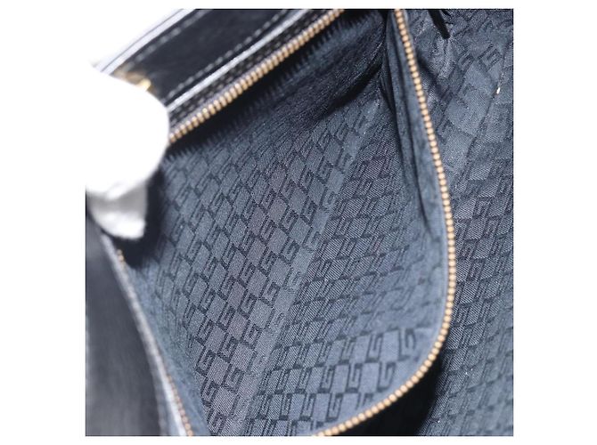 Borsa a Spalla GUCCI in Pelle Nera e Oro 108964 Auth BA13764V Nero D'oro - vista 20