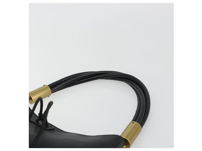 Borsa a Spalla GUCCI in Pelle Nera e Oro 108964 Auth BA13764V Nero D'oro - vista 8