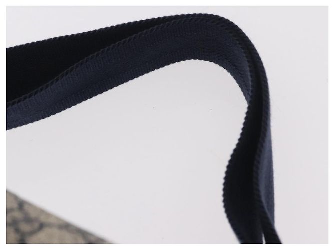 Marsupio GUCCI GG Supreme in PVC Blu Navy Argento 233269 Auth 190610 - vista 9