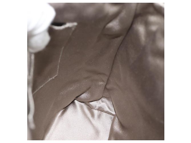 Borsa PRADA in tela Grigia Autentica ar13973 Marrone - vista 16