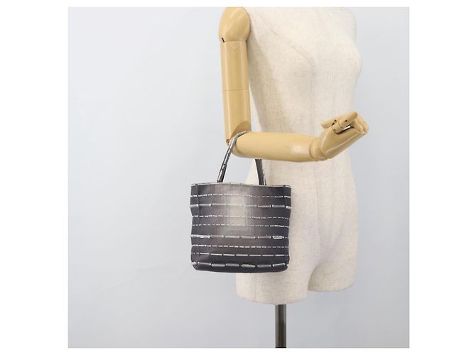 Borsa PRADA in tela Grigia Autentica ar13973 Marrone - vista 20