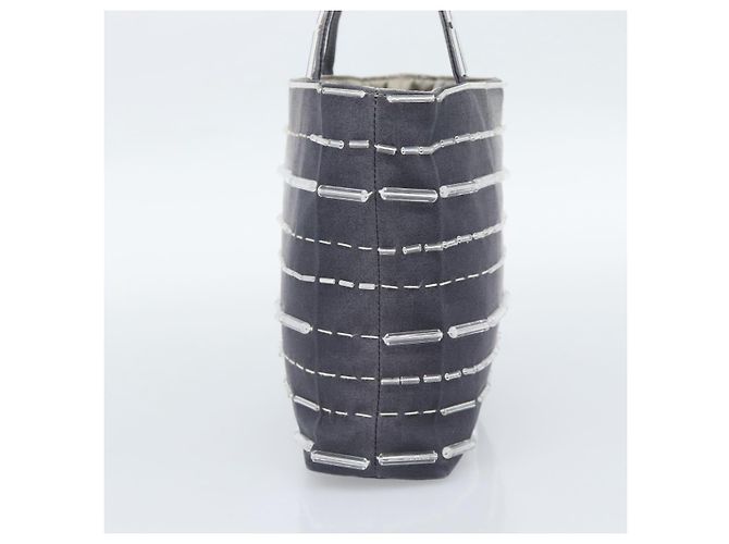 Borsa PRADA in tela Grigia Autentica ar13973 Marrone - vista 5