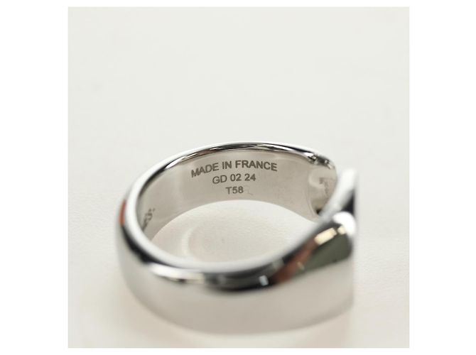 Ring Hermès Anello Carrousel HERMES Ag925 Argento Autentico 190466M - vista 10