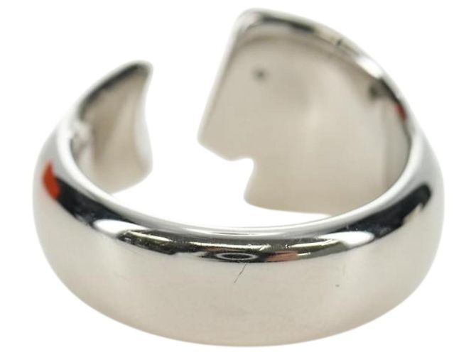 Ring Hermès Anello Carrousel HERMES Ag925 Argento Autentico 190466M - vista 3