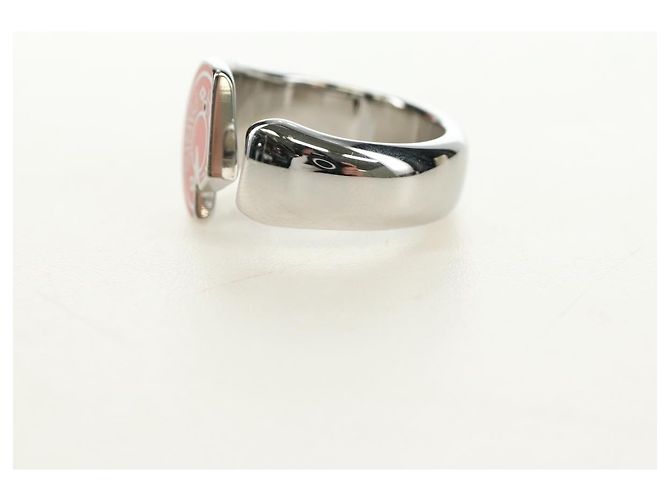 Ring Hermès Anello Carrousel HERMES Ag925 Argento Autentico 190466M - vista 4