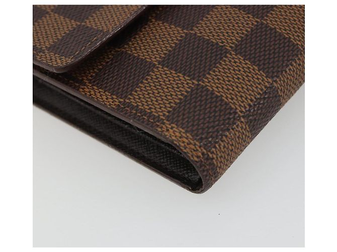 LOUIS VUITTON Damier Ebene Porte Tresor Etui Papie Wallet N61202 LV Auth 190945A - vista 14