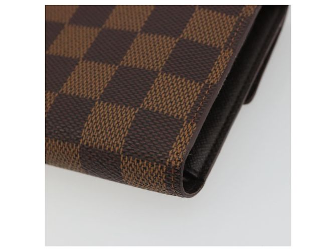 LOUIS VUITTON Damier Ebene Porte Tresor Etui Papie Wallet N61202 LV Auth 190945A - vista 15