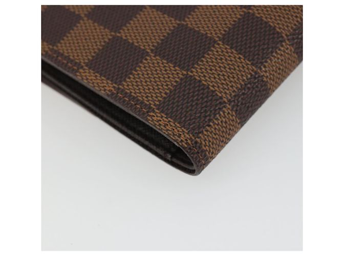 LOUIS VUITTON Damier Ebene Porte Tresor Etui Papie Wallet N61202 LV Auth 190945A - vista 16