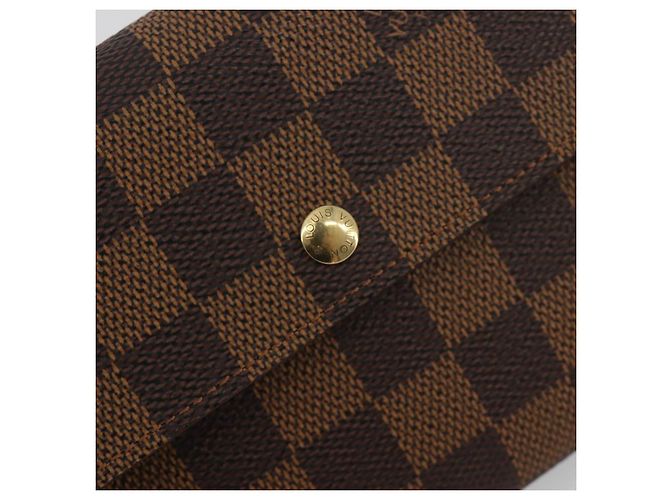LOUIS VUITTON Damier Ebene Porte Tresor Etui Papie Wallet N61202 LV Auth 190945A - vista 17