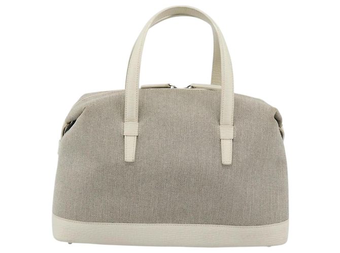 Borsa a mano LOEWE Canvas Grigio Argento Auth mr2742 Marrone - vista 13