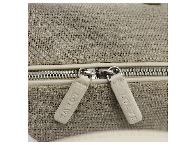 Borsa a mano LOEWE Canvas Grigio Argento Auth mr2742 Marrone - vista 17