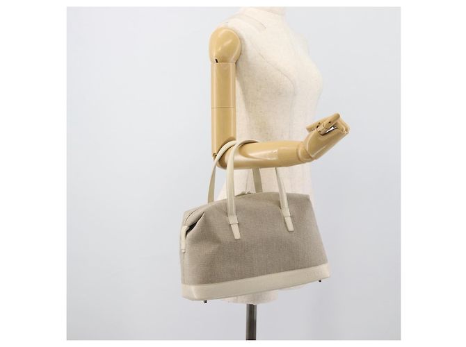 Borsa a mano LOEWE Canvas Grigio Argento Auth mr2742 Marrone - vista 23