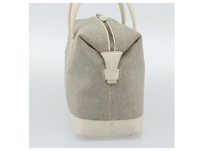 Borsa a mano LOEWE Canvas Grigio Argento Auth mr2742 Marrone - vista 3