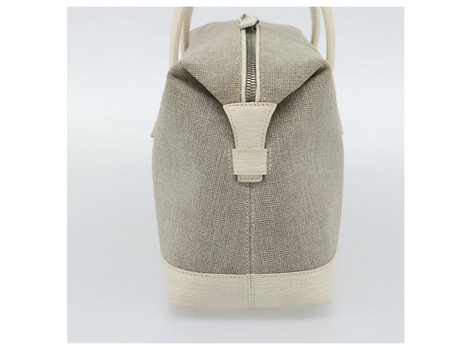 Borsa a mano LOEWE Canvas Grigio Argento Auth mr2742 Marrone - vista 4