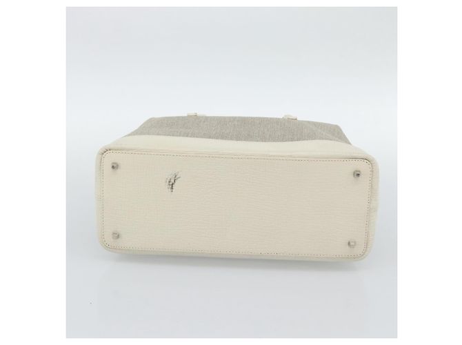 Borsa a mano LOEWE Canvas Grigio Argento Auth mr2742 Marrone - vista 5