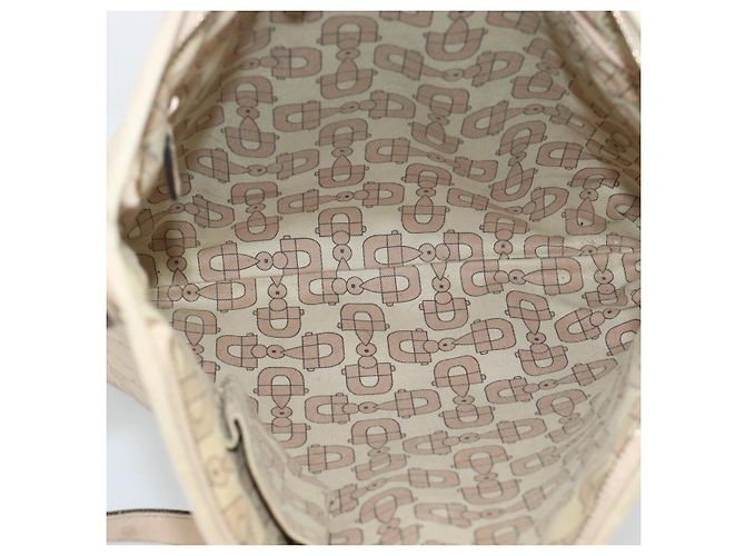 Borsa a tracolla GUCCI GG Canvas Guccissima Pelle Avorio Oro 131326 Auth 190878 D'oro Crudo - vista 17