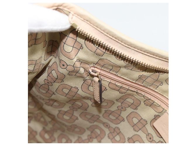 Borsa a tracolla GUCCI GG Canvas Guccissima Pelle Avorio Oro 131326 Auth 190878 D'oro Crudo - vista 20