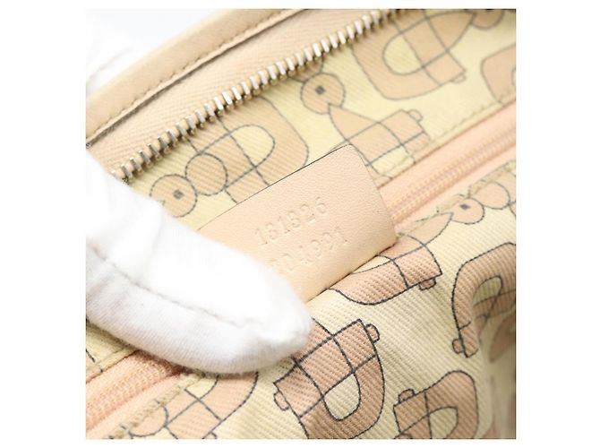 Borsa a tracolla GUCCI GG Canvas Guccissima Pelle Avorio Oro 131326 Auth 190878 D'oro Crudo - vista 22