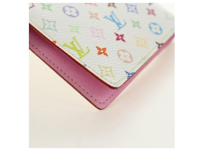 LOUIS VUITTON Monogram Multicolor Agenda PM Cover White R21074 LV Auth 190110M Bianco - vista 10