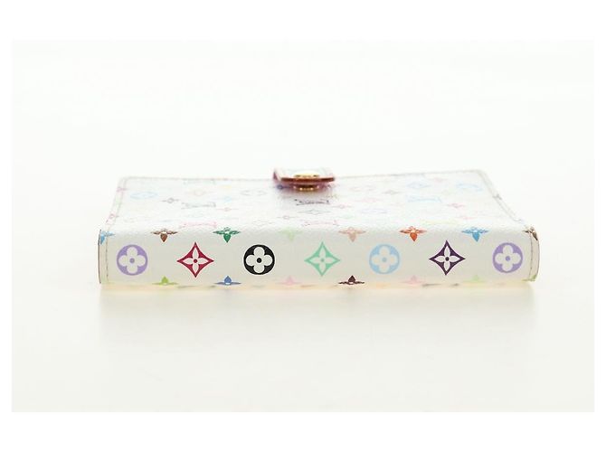 LOUIS VUITTON Monogram Multicolor Agenda PM Cover White R21074 LV Auth 190110M Bianco - vista 5