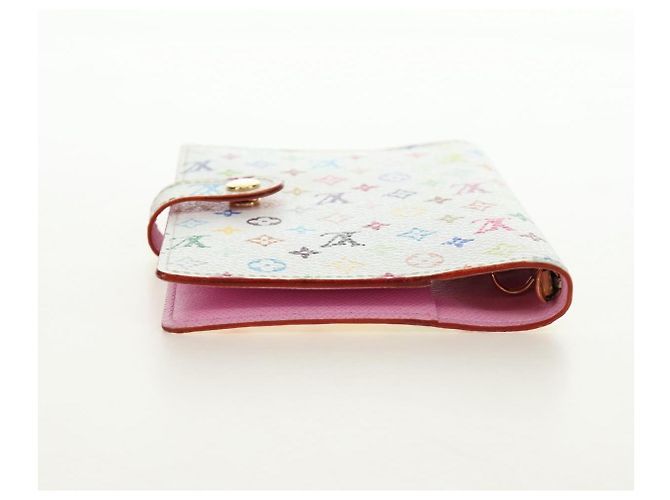 LOUIS VUITTON Monogram Multicolor Agenda PM Cover White R21074 LV Auth 190110M Bianco - vista 6