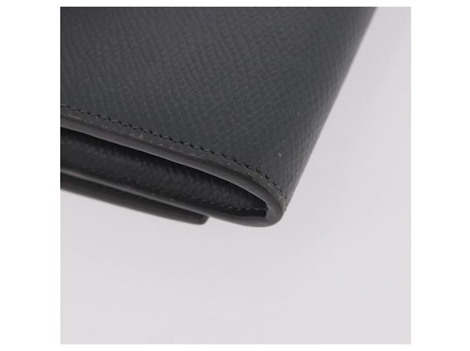 Céline CELINE Long Wallet Leder Grau Gold Auth bs35988A Braun Golden - Ansicht 10