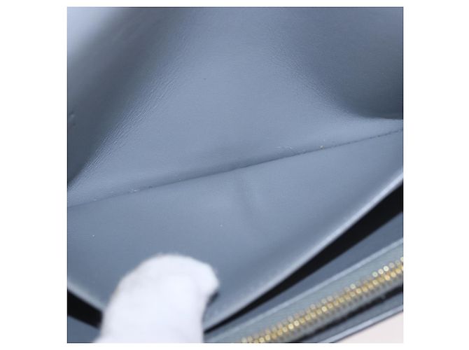 Céline CELINE Long Wallet Leder Grau Gold Auth bs35988A Braun Golden - Ansicht 15