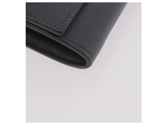 Céline CELINE Long Wallet Leder Grau Gold Auth bs35988A Braun Golden - Ansicht 8
