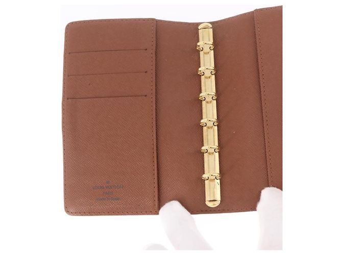 LOUIS VUITTON Monogram Agenda PM Day Planner Cover R20005 LV Auth gh2181 Monograma - vista 21