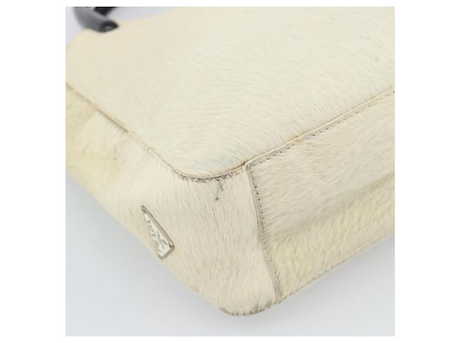 Borsa PRADA in pelle Harako Beige Autentica ka5203 - vista 11