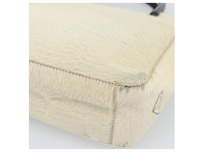 Borsa PRADA in pelle Harako Beige Autentica ka5203 - vista 12