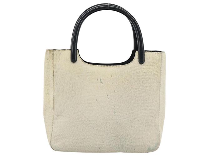 Borsa PRADA in pelle Harako Beige Autentica ka5203 - vista 2