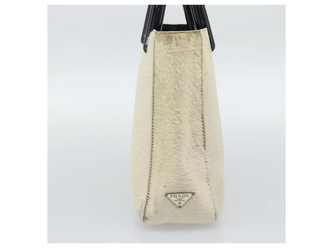Borsa PRADA in pelle Harako Beige Autentica ka5203 - vista 4