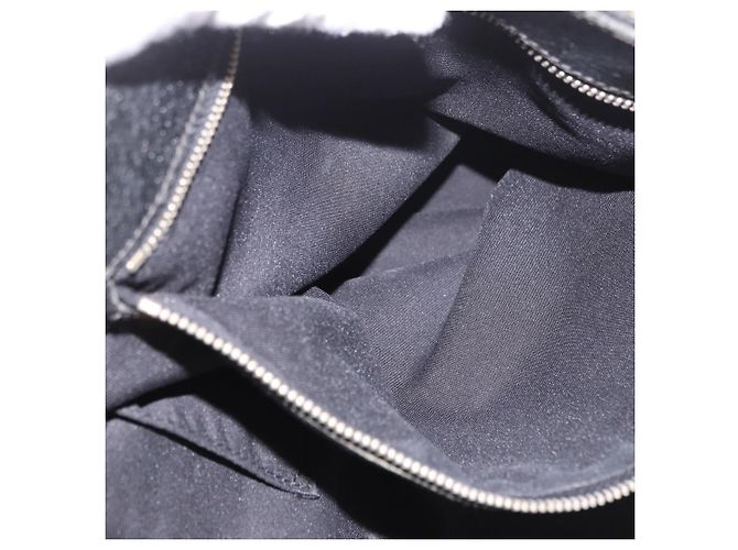 Borsa GUCCI GG Canvas Nera Oro 153024 Auth 186680 Nero D'oro - vista 19