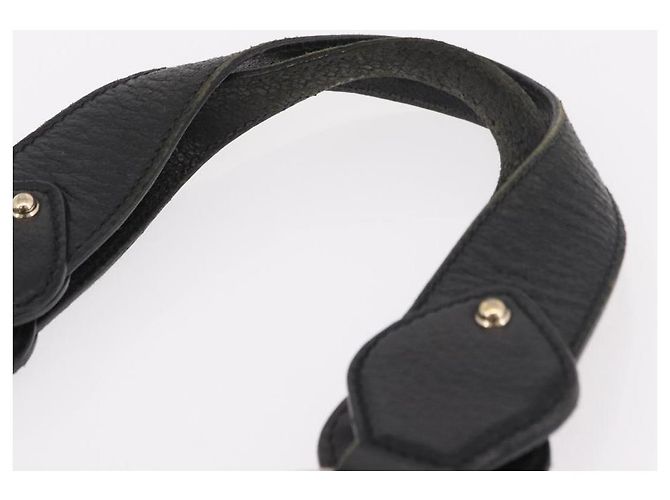 Borsa GUCCI GG Canvas Nera Oro 153024 Auth 186680 Nero D'oro - vista 8