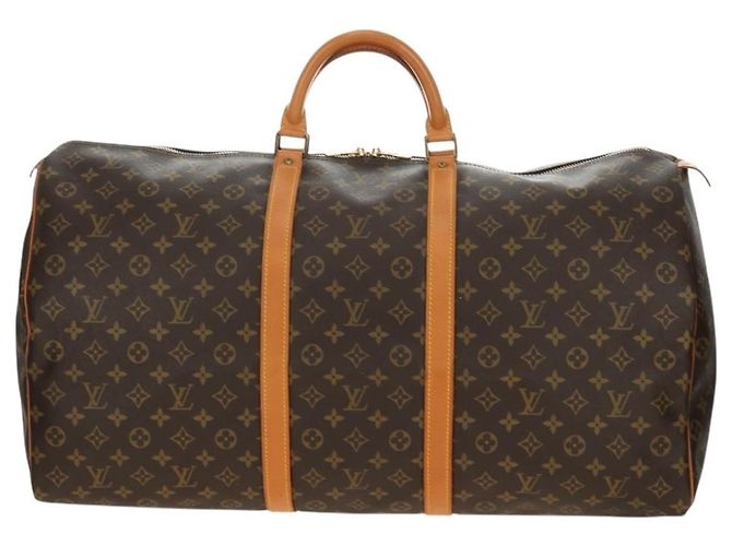 LOUIS VUITTON Borsa Boston Monogram Keepall 60 M41422 LV Auth 190188V Monogramma - vista 2