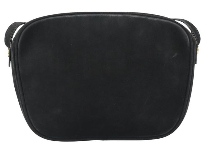 Borsa a tracolla Salvatore Ferragamo Vala in scamosciato nero e oro Auth BA13991 D'oro - vista 3
