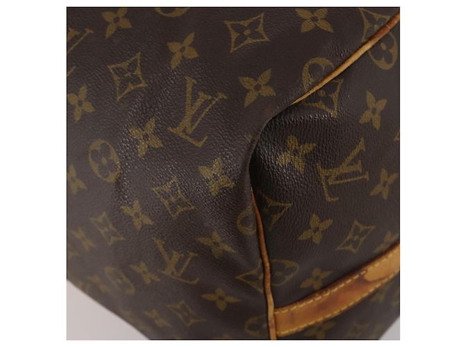 LOUIS VUITTON Monogram Keepall Bandouliere 55 Borsa Boston M41414 LV Auth bs35765 Monogramma - vista 12